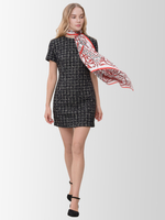 Платок «Русское сердце» 100% шелк