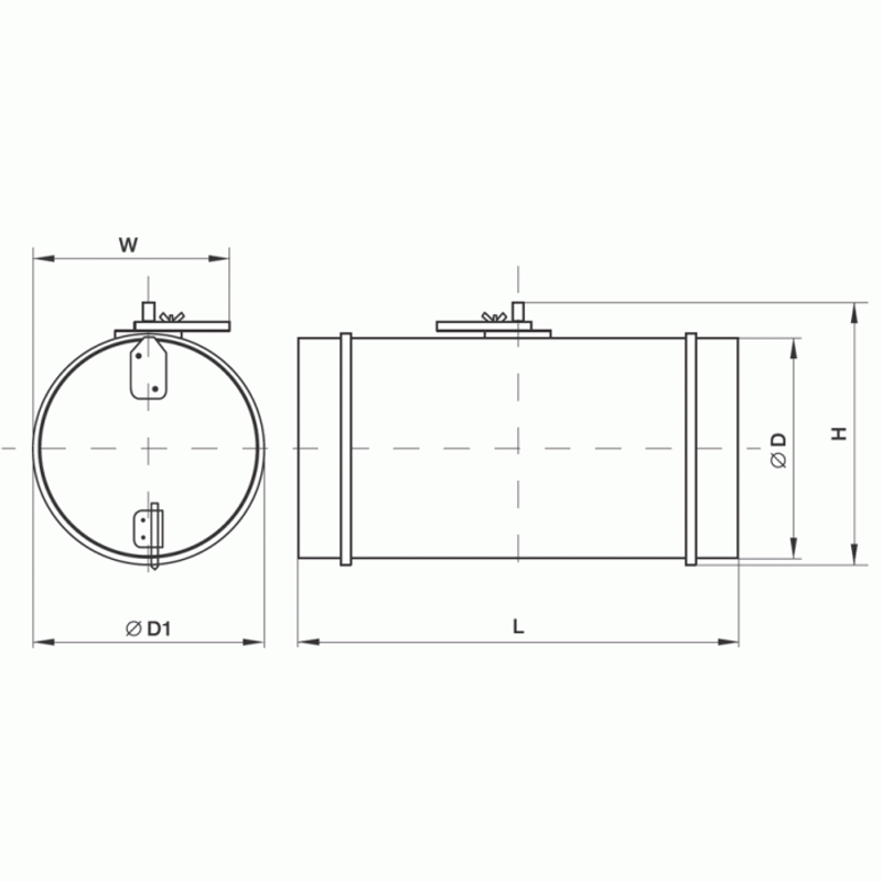 Воздушный клапан DCr 355