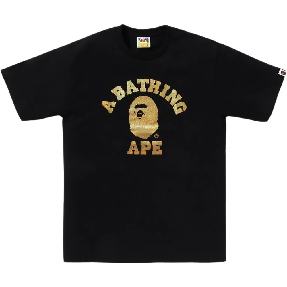 A Bathing Ape Foil College Bapec Tee