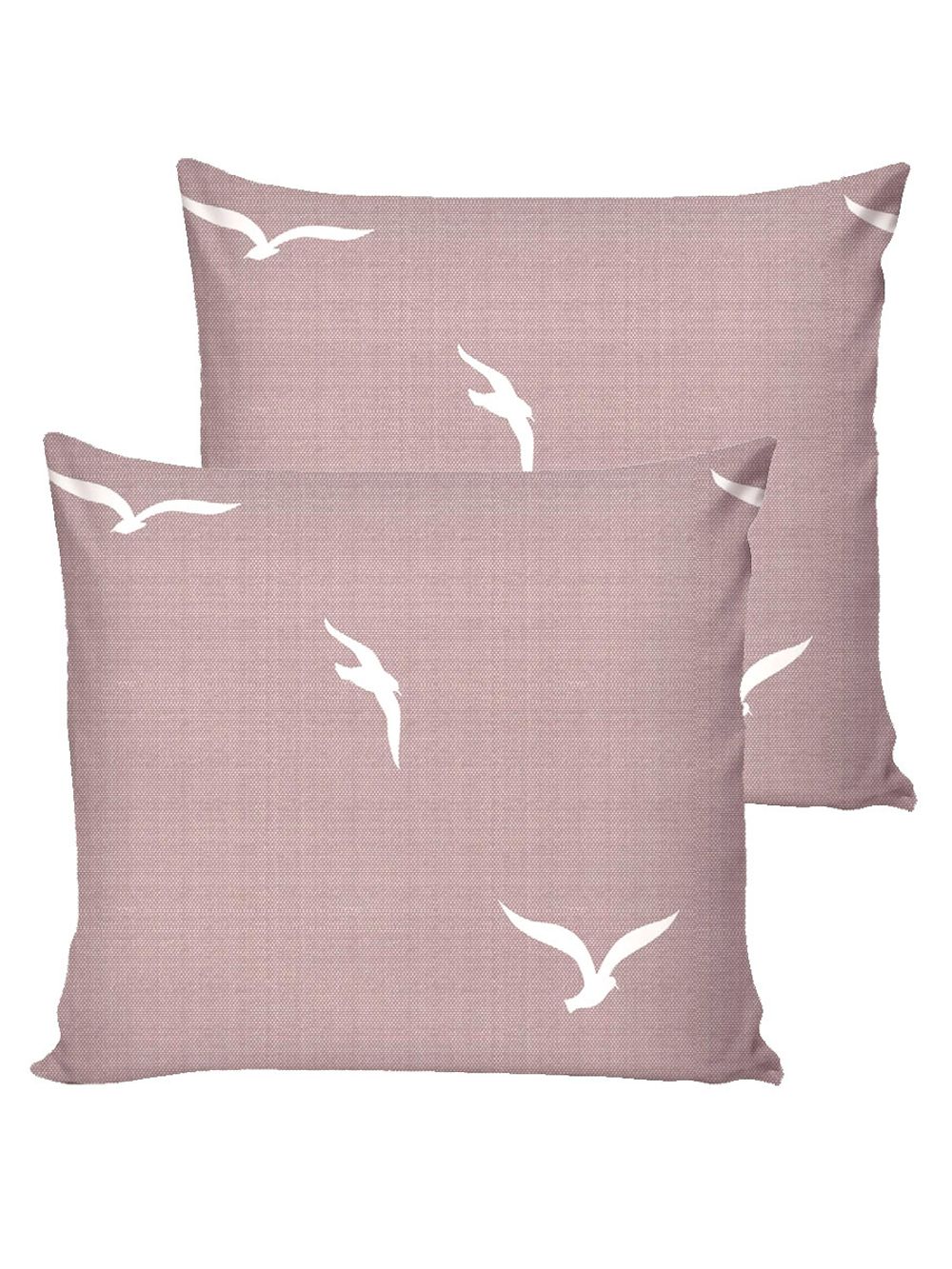 Наволочка комплект 2шт перкаль Сказка "Чайки" 70x70 см на молнии