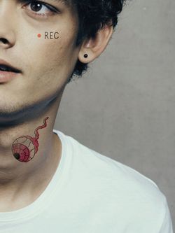 «Red Dragon». Красный дракон. Набор из 20 татуировок