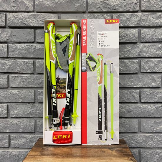 Карбоновые палки для скандинавской ходьбы и скайранинга LEKI Micro Trail Vario