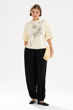 23574 Свитшот женский (светло-желтый)