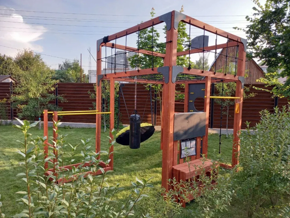 Детская площадка Савушка КУБ-1 (махагон)