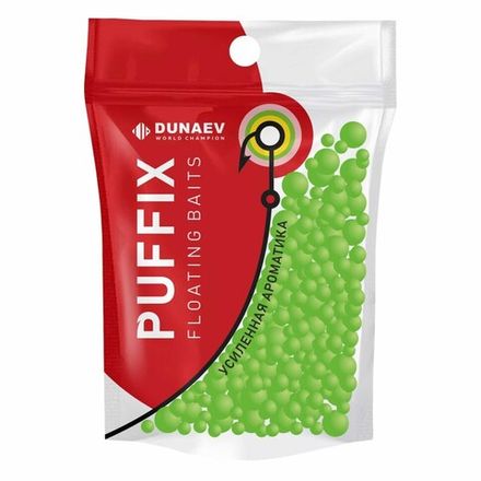 Пуффы DUNAEV 4-6мм, зеленые анис