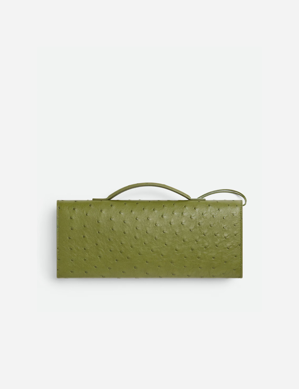 Клатч Bottega Veneta Andiamo Ostrich Matcha (805241V3RQ32498)