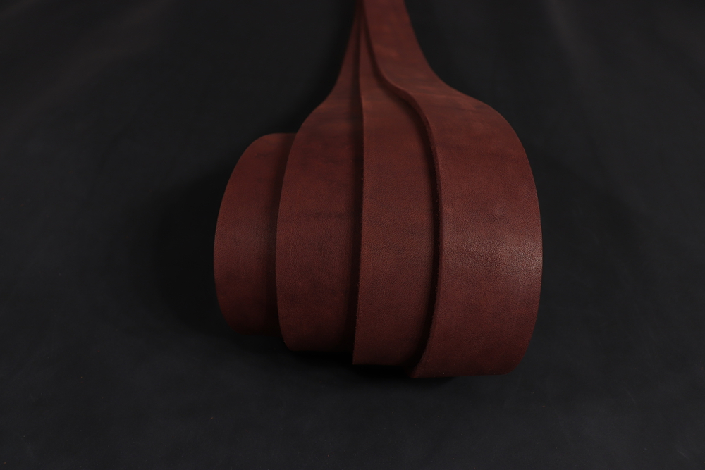 Ременная заготовка Бордо гладкая