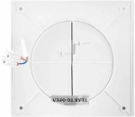 Вентилятор вытяжной серии Rainbow EAFR-100T beige с таймером