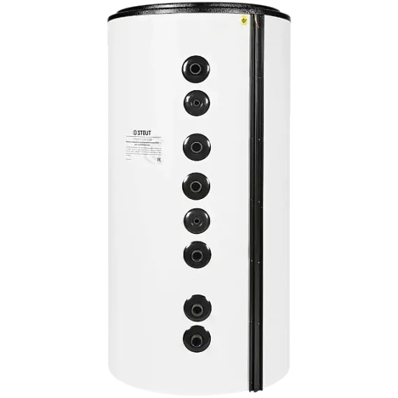 Бойлер косвенного нагрева напольный STOUT OptiBase 200 л с 2 теплообменниками