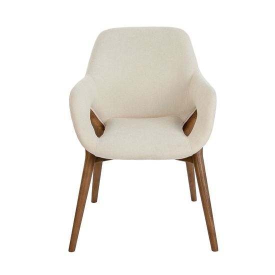 Кресло 4197 бежевое тканевое