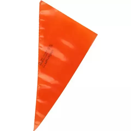 Мешок кондитерский одноразовый 100 микрон[80шт] полиэтилен ,L=30см оранжев