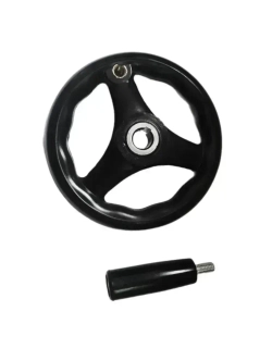 Маховик бакелитовый UnitMC с ручкой 100301.3 125х12