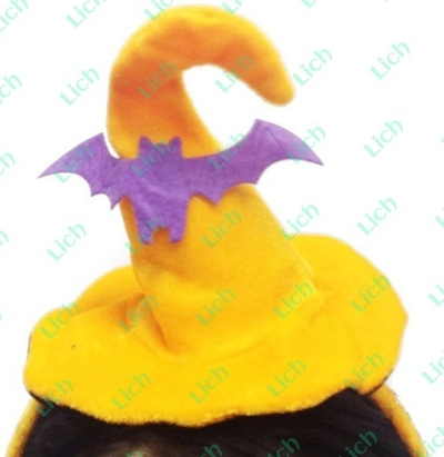 Ободок с оранжевой шляпкой