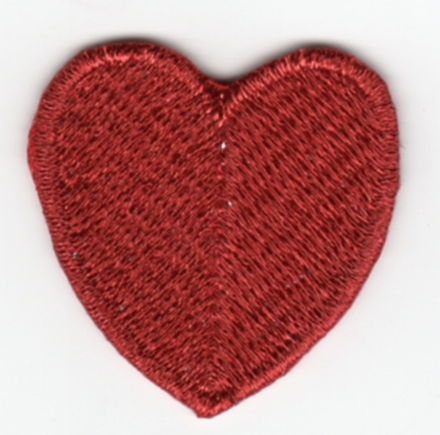 Термоаппликация HKM "Сердечко", 3 х 3 см, 1 шт (10216022/110717/0012010/06_Германия)