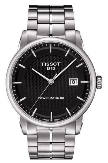 Мужские швейцарские наручные часы Tissot Luxury Powermatic T086.407.11.201.02