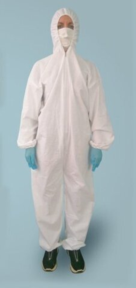 Комбинезон защитный из 100% хлопка с грязеотталкивающей и антимикробной обработкой