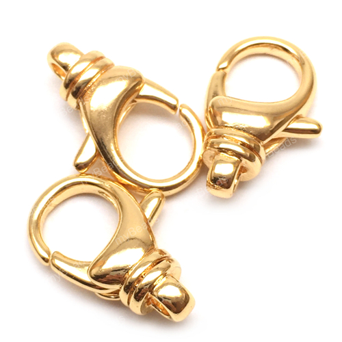 Замок - лобстер 20х13 мм, позолота