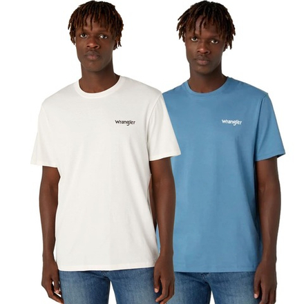 Футболка мужская (2 шт.) WRANGLER 2PACK SIGN OFF TEE