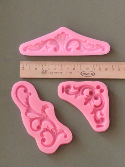 Молд силиконовый "Лепнина Длинная" (Входит в набор "Лепнина 1")