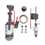 Комплект арматуры Vidima, нижний подвод воды на 3/8 дюйма