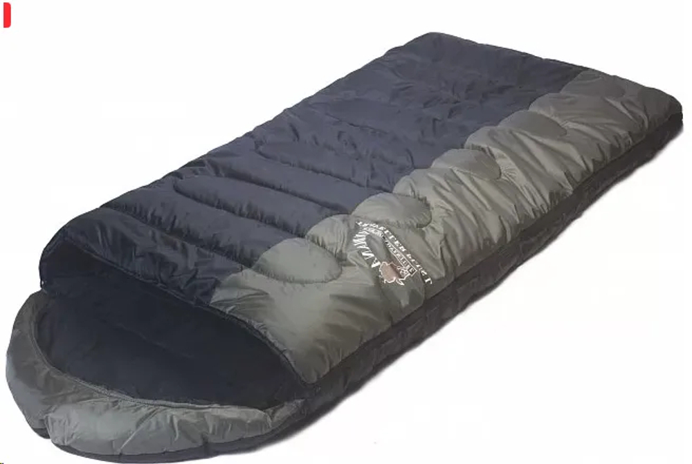 Спальный мешок  TRAVELLER PLUS L-zip от -12С (с подголовником 230x90см)INDI