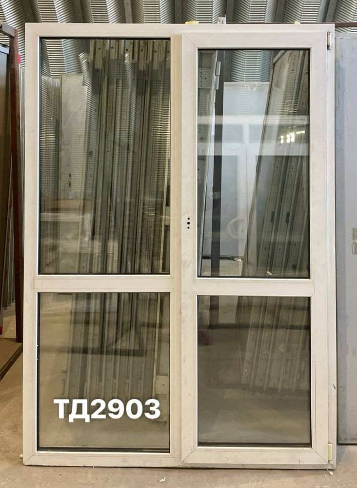 Дверь Пластиковая Б/У 209(в) х 147(ш) (Балконный Блок)