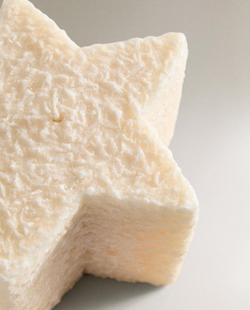 ZARA HOME РОЖДЕСТВЕНСКАЯ СВЕЧА В ФОРМЕ ЗВЕЗДЫ, БЕЛЫЙ