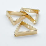 Коннектор-рамка Треугольник, цвет золото, размер 17*15 мм, цена за 1 шт