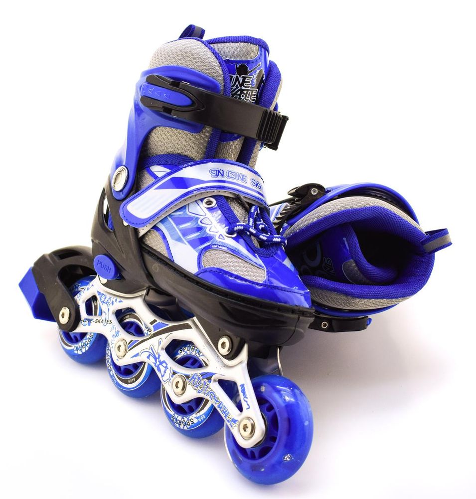 Роликовые коньки, PU, размер и цвета в ассорт Роликовые коньки, PU, размер и цвета в ассорт