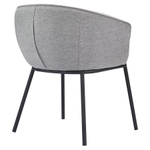 Стул paal, шенилл, серый