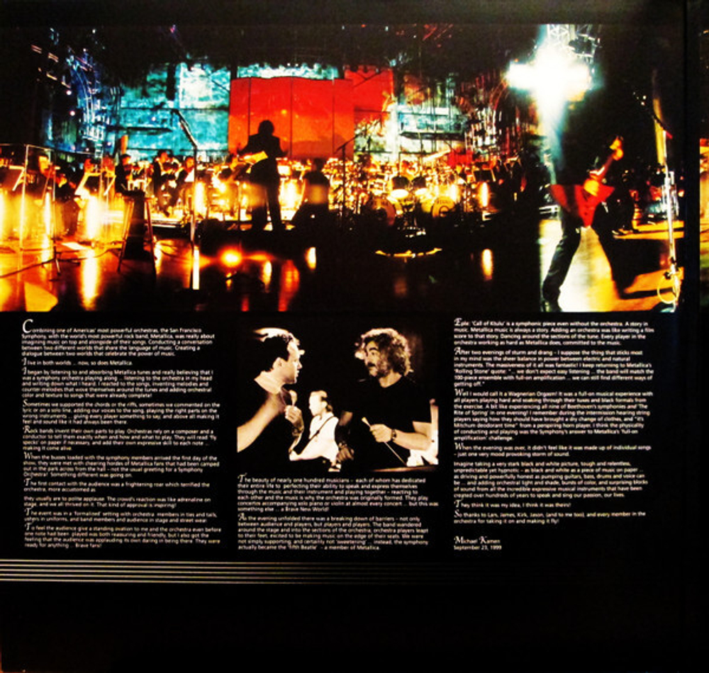 Metallica, Michael Kamen, The San Francisco Symphony Orchestra / S&M (3LP)