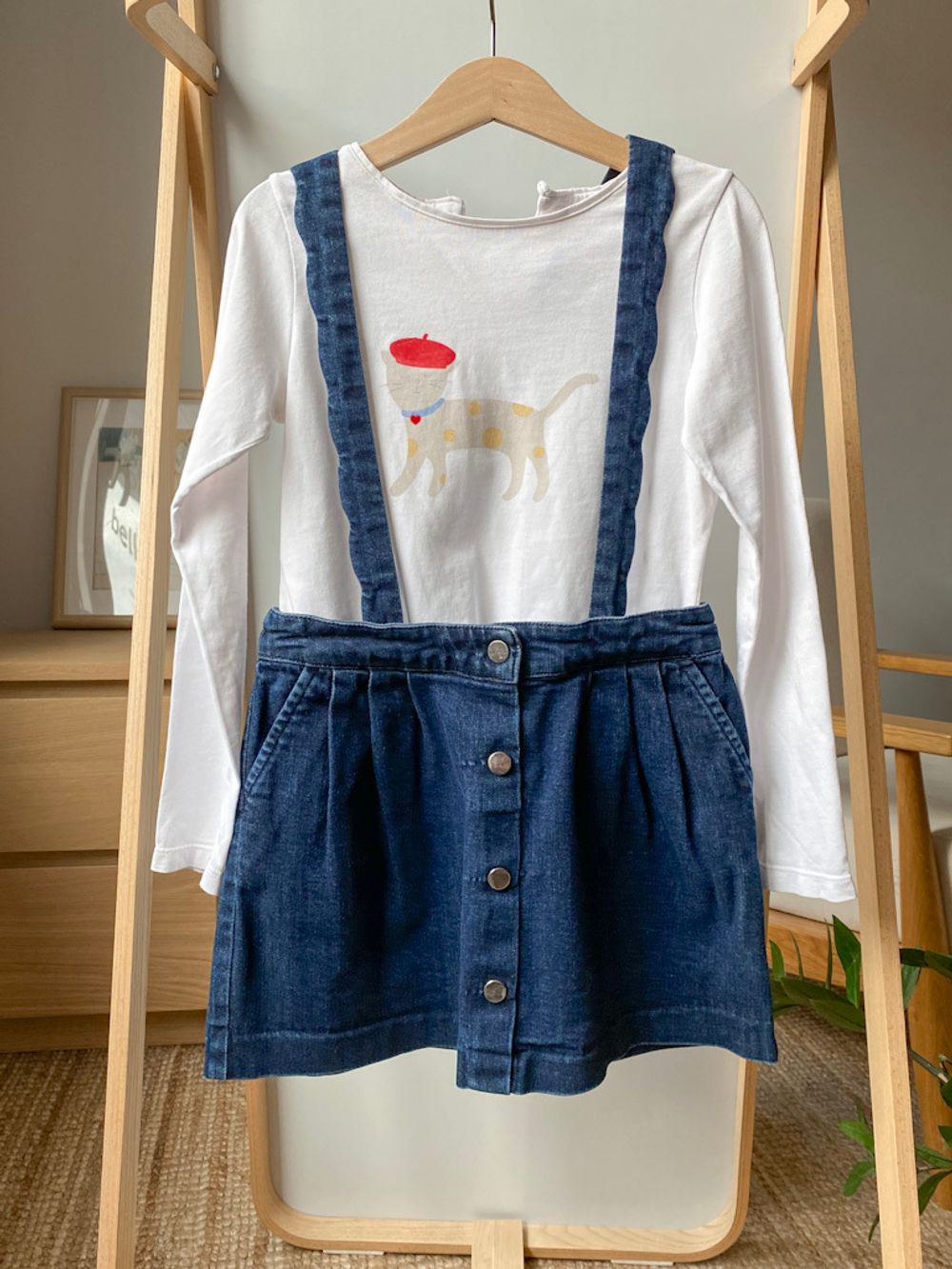 Джинсовый сарафан Jacadi, 128