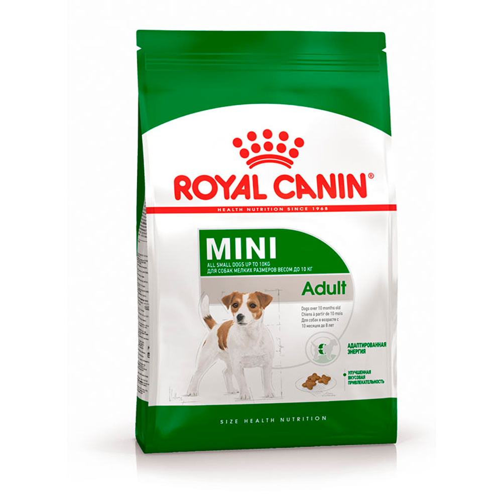 Сухой корм Royal Canin Mini Adult , для собак мелких пород (весом от 1 до 10 кг) , 800 г