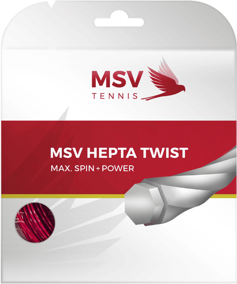 Теннисная струна MSV Hepta Twist RD - 1.3 Set (12 м), арт. 2998