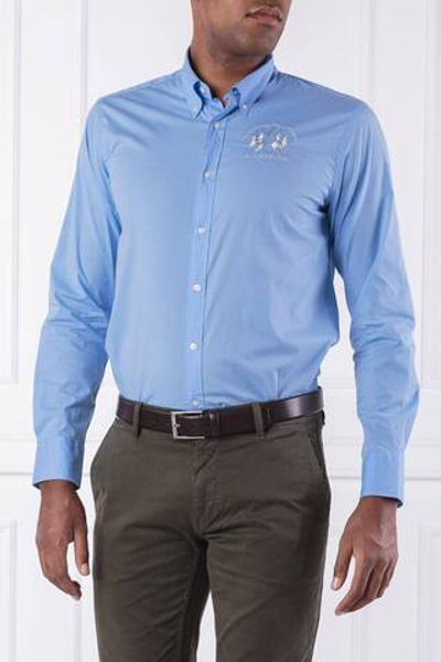 рубашка raf La Martina - голубой(CCMC01 PP003)