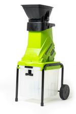 Электрический садовый измельчитель Greenworks GACSB, 2206707,200v, 2500 Вт с контейнером