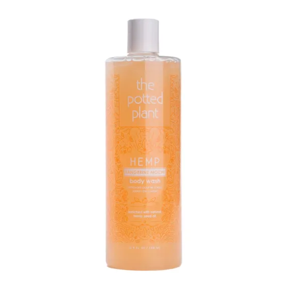 Тонизирующий гель для душа на основе органического масла семян конопли