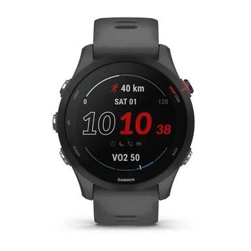 Умные часы Garmin FORERUNNER 255 с темно-серым ремешком