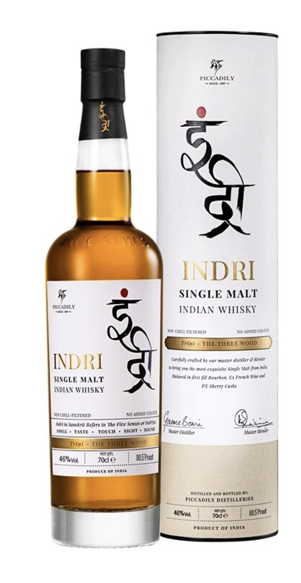 Виски Indri Single Malt, 0.7 л.