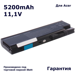 Аккумулятор iBatt 5200mAh для ноутбука Acer Aspire 5600, 7110, 9420