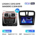 Teyes CC2 Plus 9" для Renault Logan 2012-2019