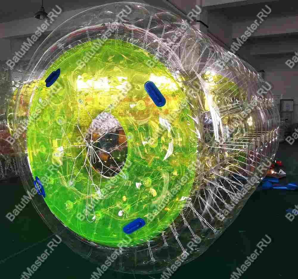 Аттракцион Водный роллер (Гидророллер) "Невидимка" ПВХ, 2.5*2.2*2.2 м