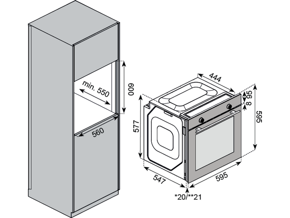 Духовой шкаф Kuppersberg HF 603 BX