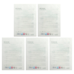 Mixsoon, маска для лица с готу колой, 5 шт. по 25 г (0,88 унции)