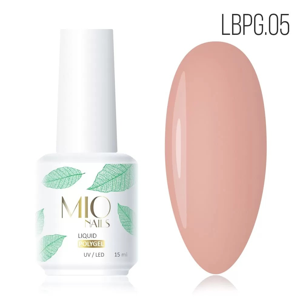 Жидкий полигель MIO NAILS Polygel Liquid 05, 15мл