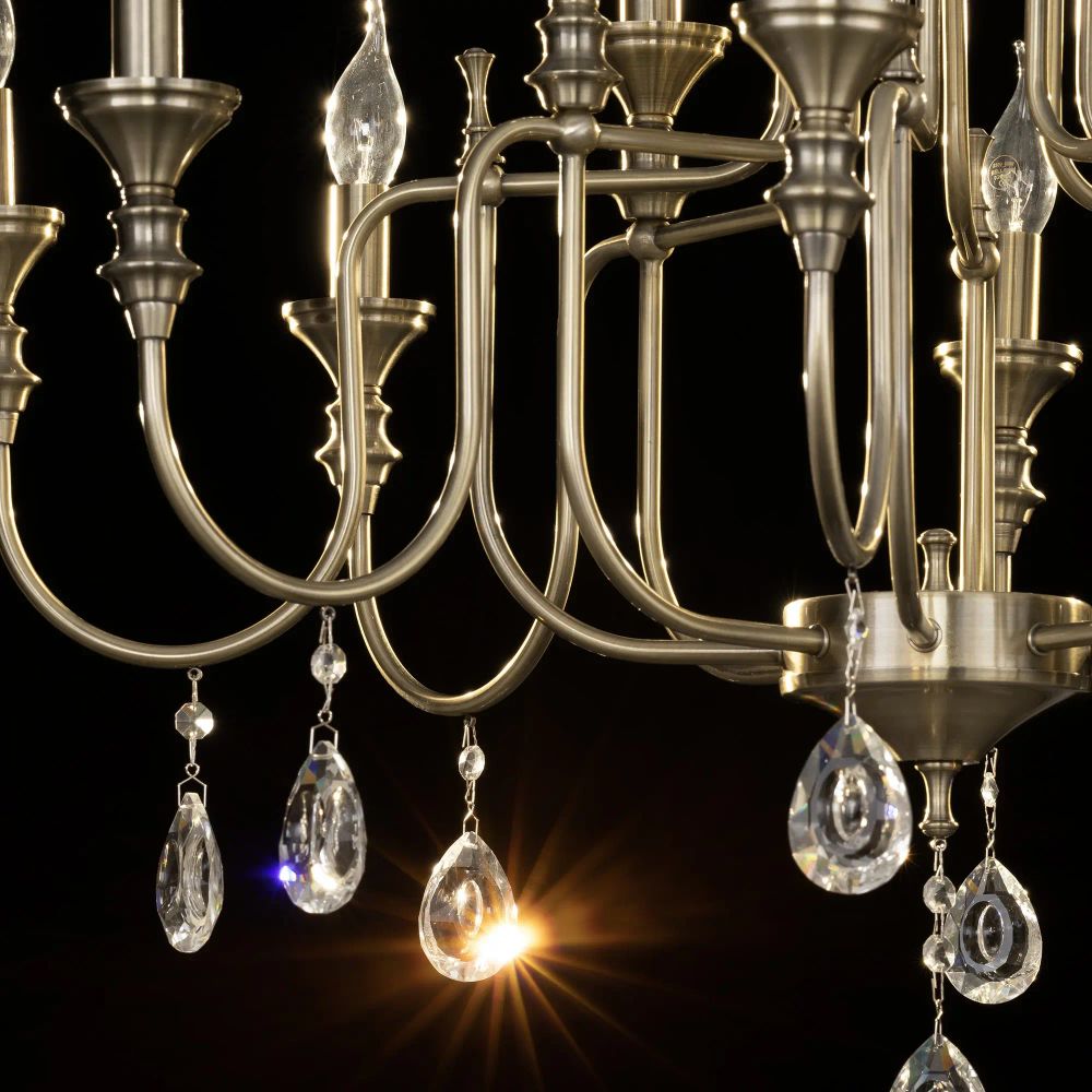 Citilux Рига CL437223 Люстра подвесная Бронза