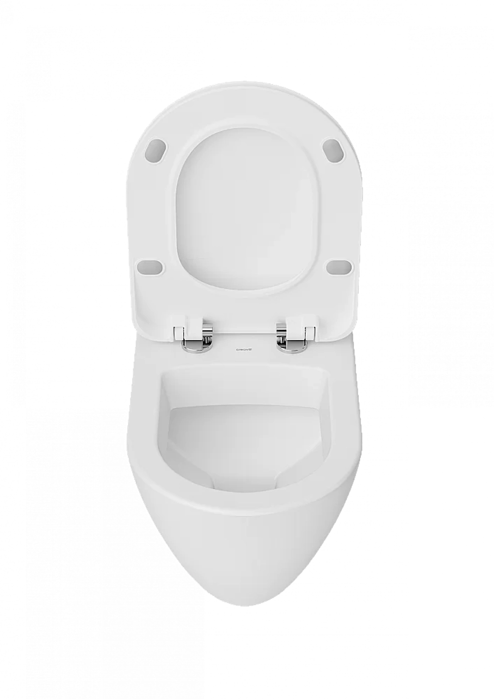 Унитаз подвесной CREAVIT Terra TP325.001T0 белый с декором