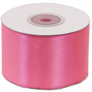 Лента Атласная 5см*22,85м Розовая 1 рул