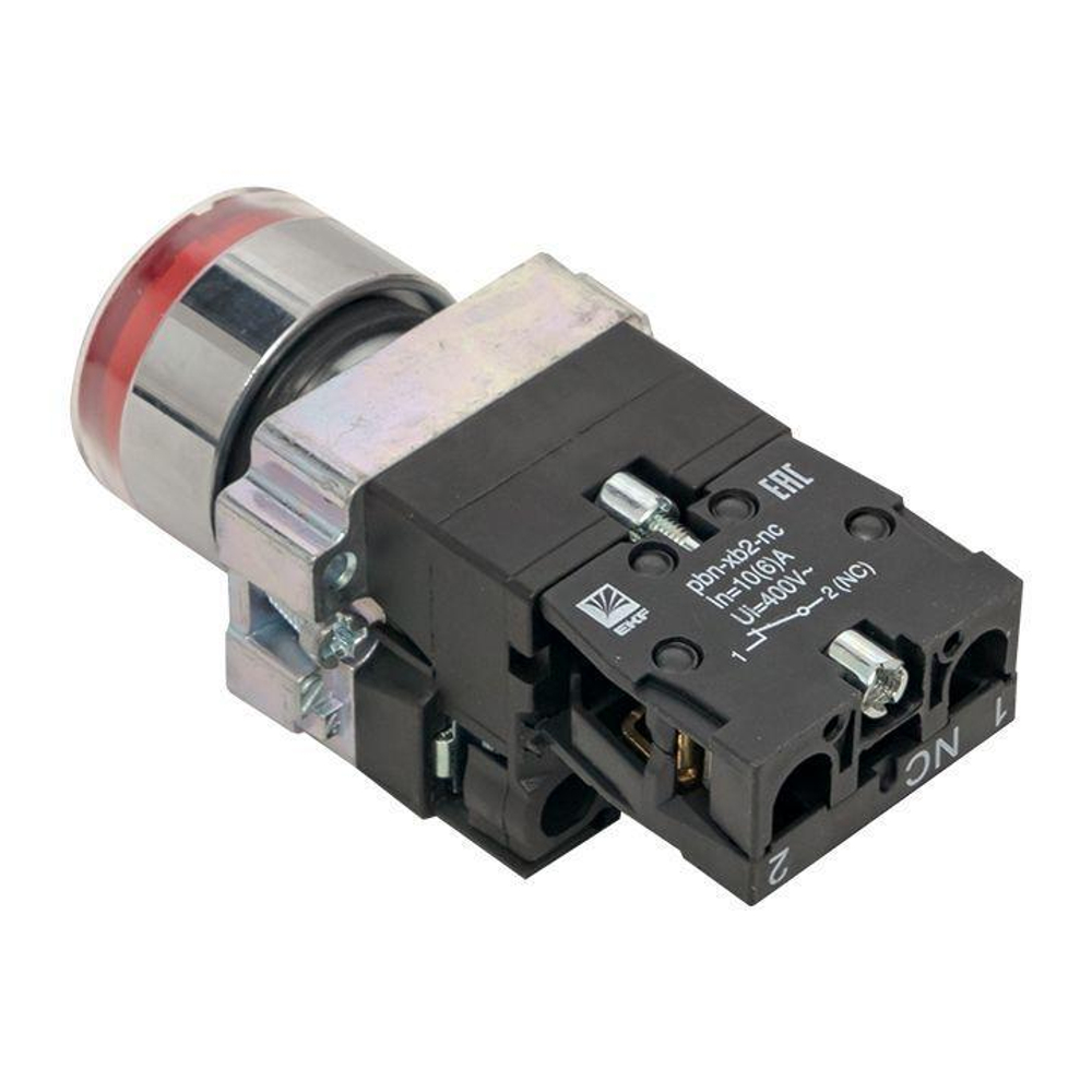 Кнопка BA42 с подсветкой 230В красн. NC PROxima EKF xb2-bw42-230