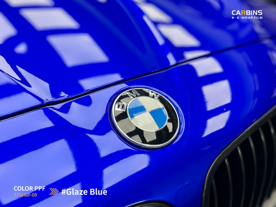 Carbins Color PPF Glaze Blue GP 09 синяя цветная полиуретановая защитная антигравийная пленка